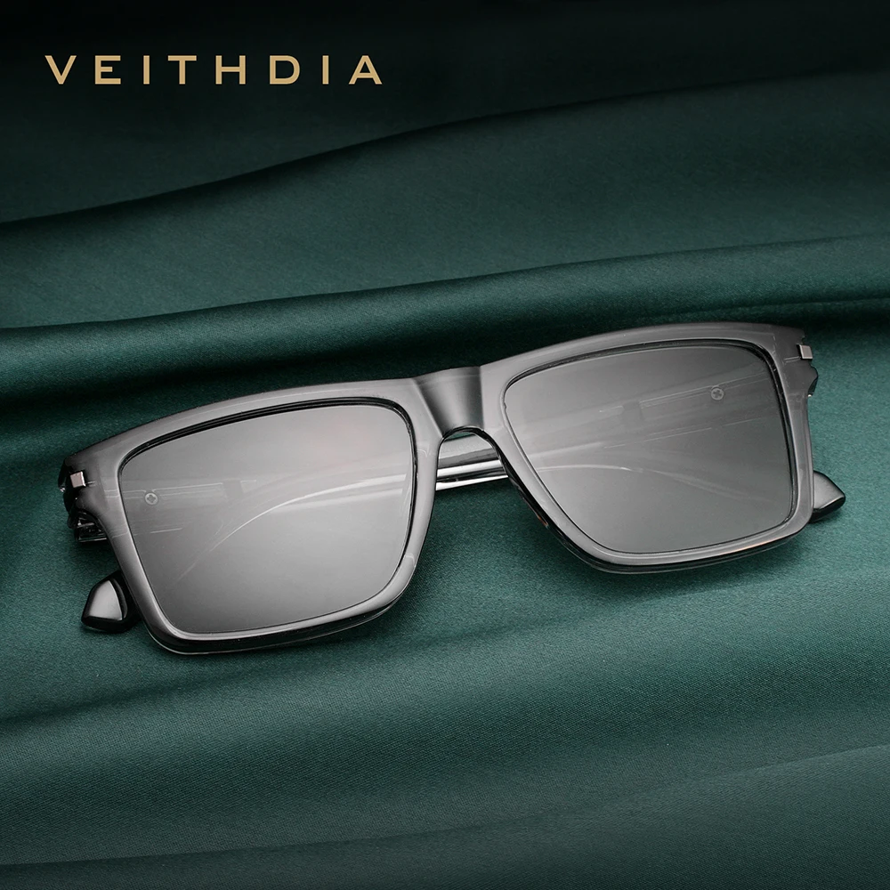 VEITHDIA Men Women Sunglasses Retro UV400 Lens Fashion Luxury Vintage Classic Sun Glasses Outdoor Eyewear For Female VT07918