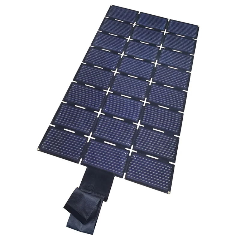 Folding Waterproof Charger Mobile Power Bank Foldable Solar Panel Portable 200W Watts 900D Fabric, Optional Color 5V 2.1A ETFE