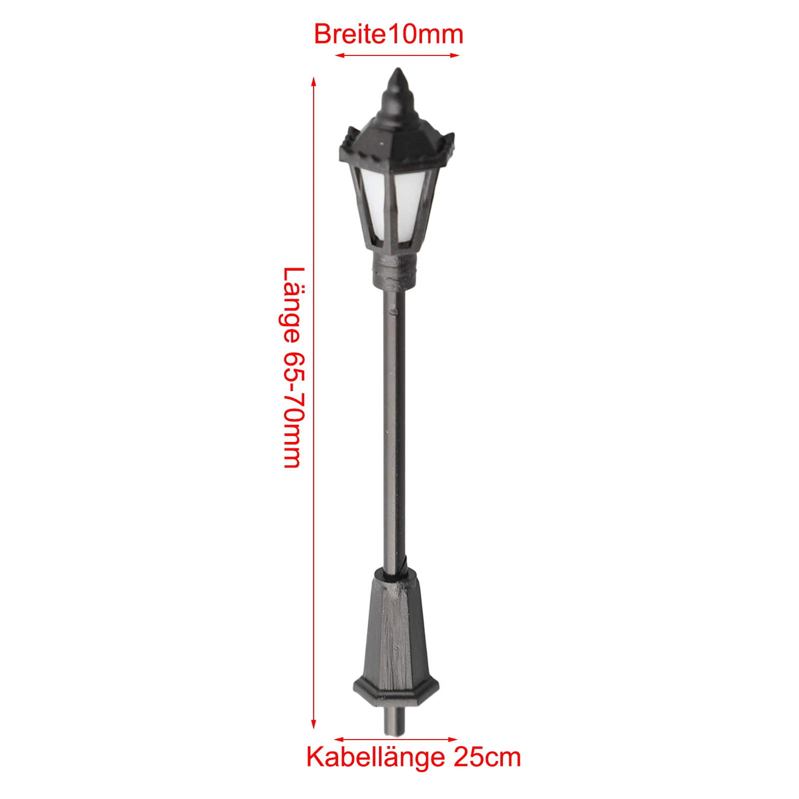 10 Pcs LED DIY Street Lamp LED Model H0 TT 00 3V Garden Decoration Light Lighting Plastic Sand Table Supporting Landscape