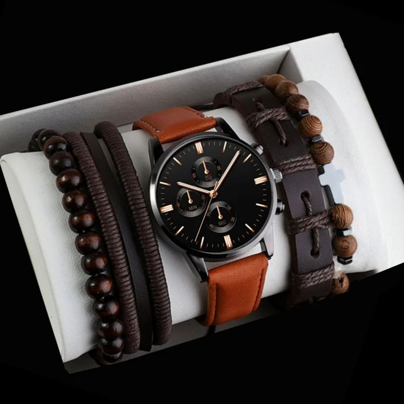 Nowa męska moda codzienna Kombinezon handlu zagranicznego Trend hurtowy Sportowy męski zegarek na pasku Zegarek biznesowy transgraniczny