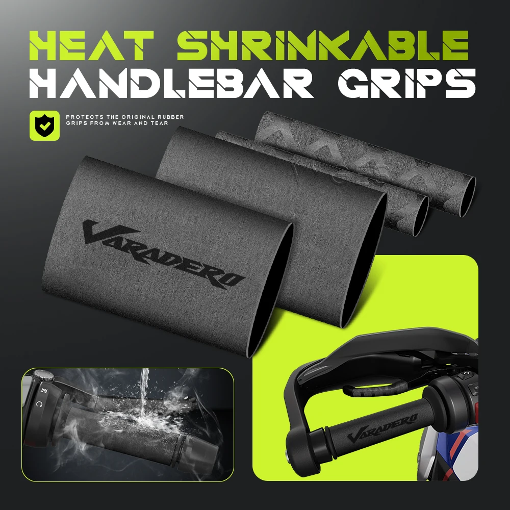 For Honda XL125V Varadero Motorcycle Street Heat Shrinkable Handlebar Grips Clutch Brake Lever Cover Grip Glove