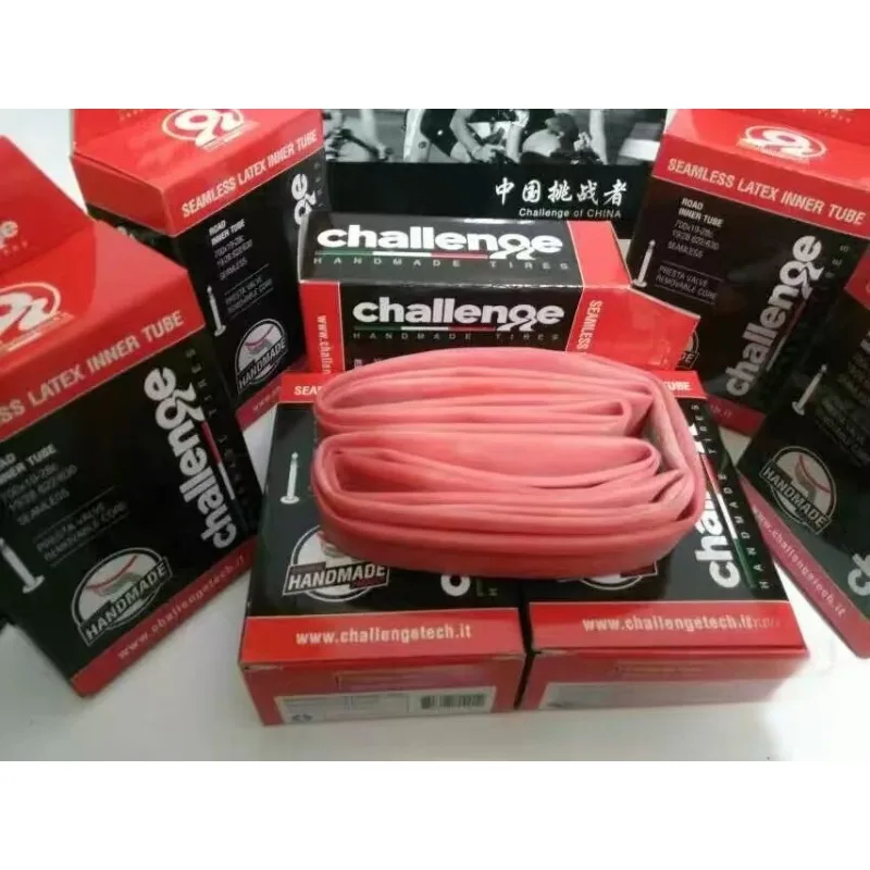 challenge Italy (Challenger) 700x23-28c Seamless Latex Inner Tube 48mm Detachable Valve