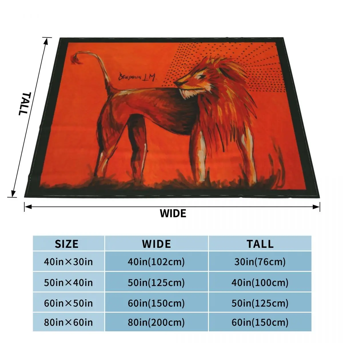 The King Of The Jungle Handles The Human Condition With Grace Throw Blanket blankets and blankets warm blanket for winter