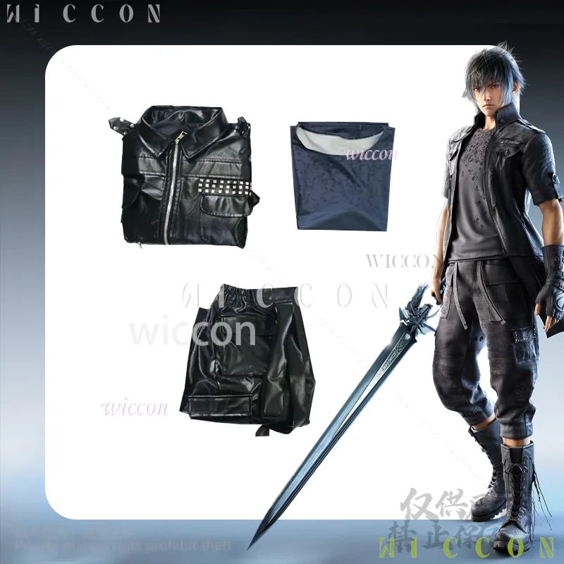 أنيمي كوس لعبة FF تأثيري Nokutisu Rushisu Cheramu أنيمي زي الخيال القوطي الشرير Y2K Jirai Kei برشام القمم والسراويل الباروكات