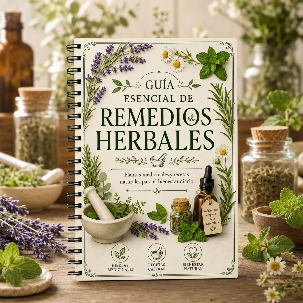 Wellness Herbal Medicine - Przewodnik po hiszpańskich ziołowych lekarstwach: Notatnik