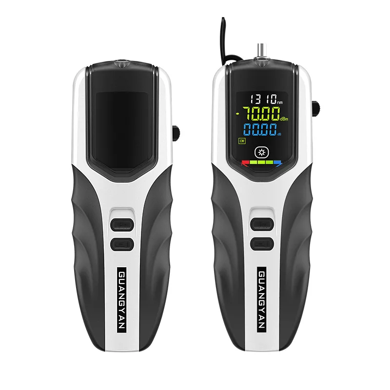 NOR-G770 Optical Power Meter Mini Fiber Optic Light Attenuation Tester Optical Power Meter Loss with LED Charging Model -70~3dBm