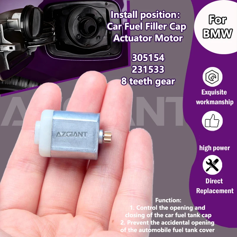 

AZGIANT 305154/231533 Car Fuel Filler Cap motor For BMW 1 Series F40/2 Series F44 G42/3 Series G20 G21 G28/X1 F48/X2 F39/X3 G01