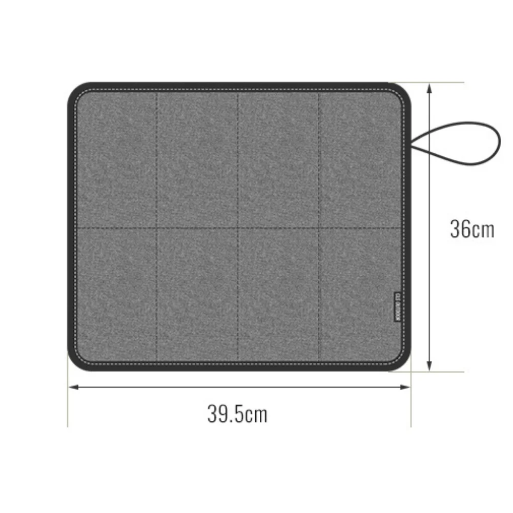 Hiking Ground Cover Folding Camping Mat For Nature Exploration Tear Resistant Fabric Built-in Pearl Cotton Soft Cushioning Layer