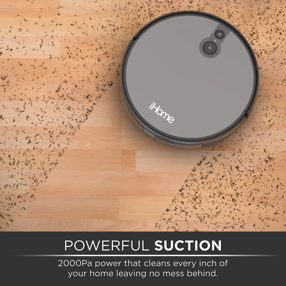 AutoVac Juno Robot Vacuum with Mapping Technology, 2000pa Strong Suction Power, 100 Minute Runtime,