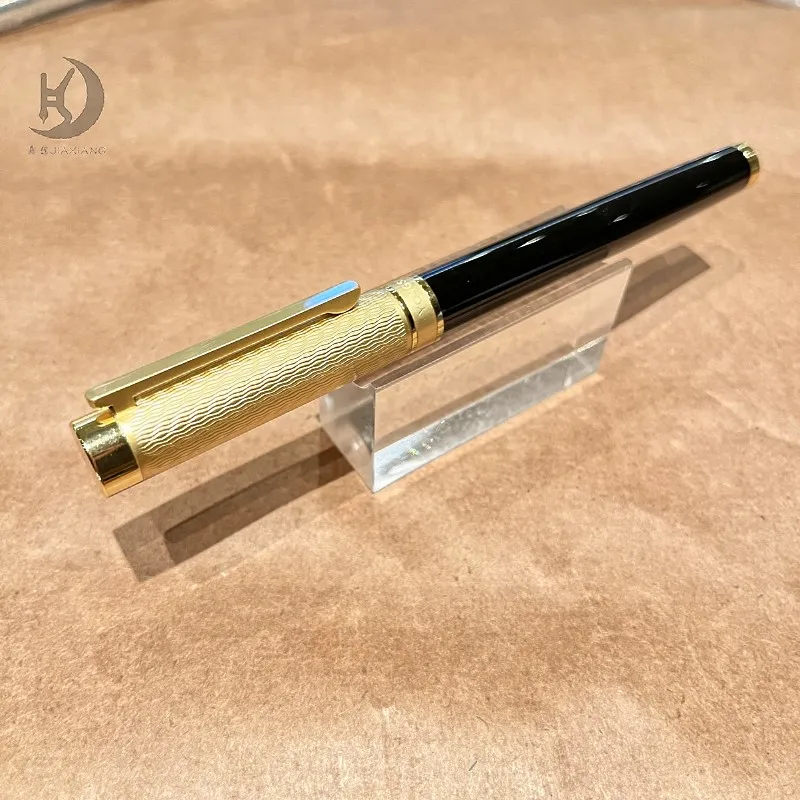 155 Luxuriöser Kugelschreiber im klassischen Design mit Konverter aus Metall, ideal für Journaling und Kalligraphie, sanftes Schreiben – Detail 6
