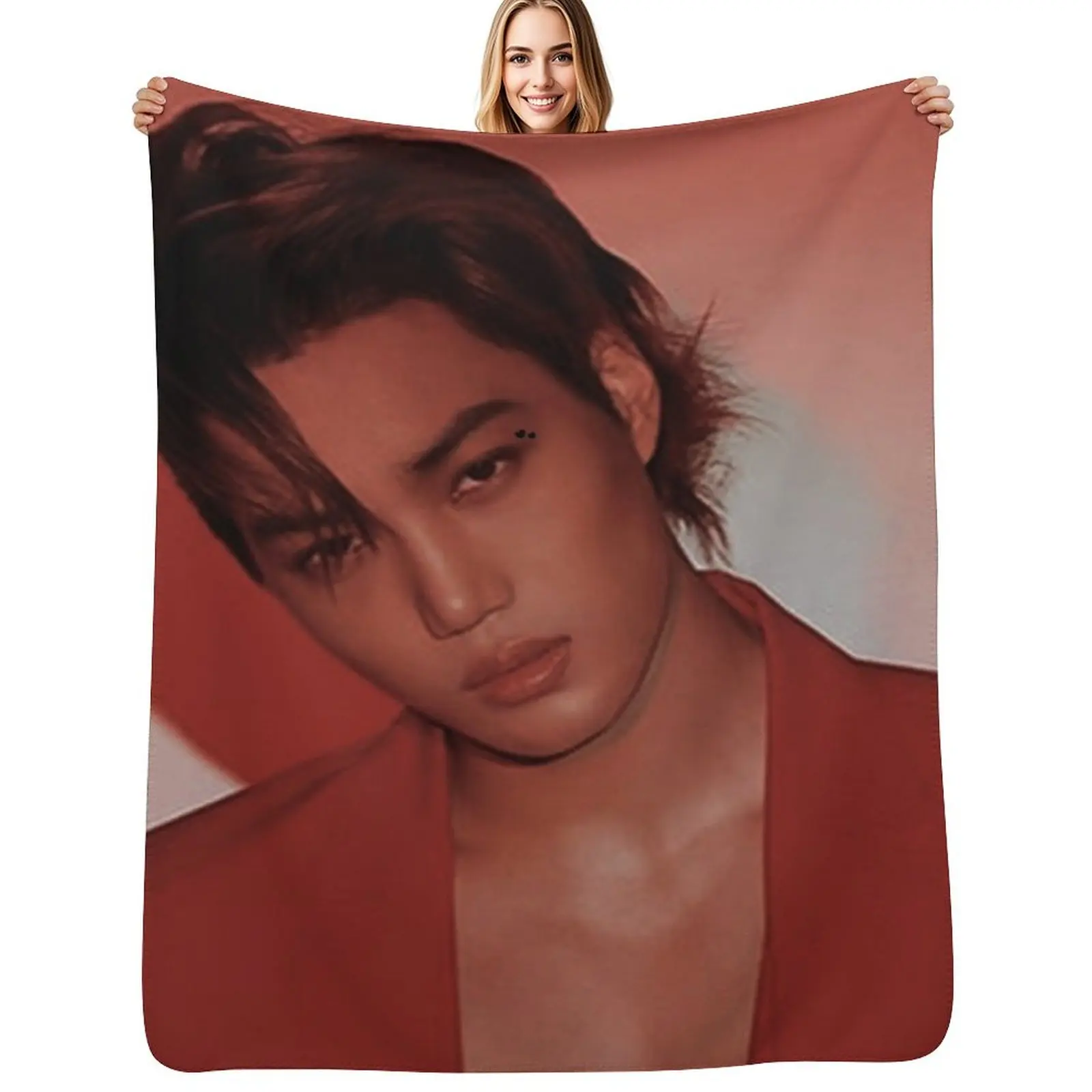 kai (love shot) Throw Blanket Soft Big For Baby Luxury Weighted Thins Thin Blankets