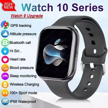 2025 New For Apple GPS Watch 10 Smart Watch Men HD AMOLED Memory Music 3D Surround Bluetooth Call Waterproof Smartwatch Woman 1