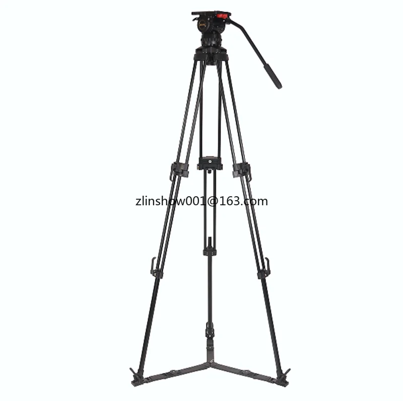 2022 Photographic Equipment Jiepai V20 Pro Professional Broadcast Heavy Duty Video Camera Tripod With 100mm Bowl