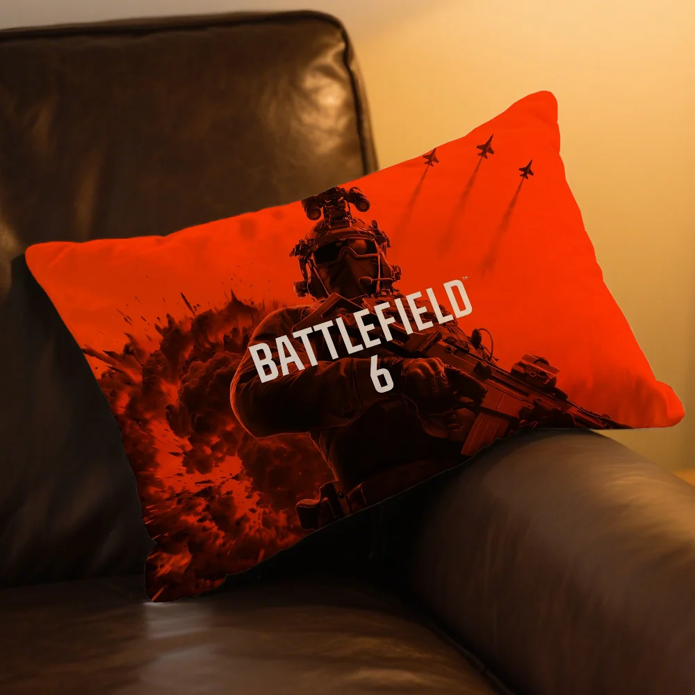 Battlefield 6 Neuer Spiel-Kissenbezug Rechteckiger Kissenbezug Bedruckt Nachttisch Sofa Zimmer Heimdekoration Kissenhülle – Detail 8