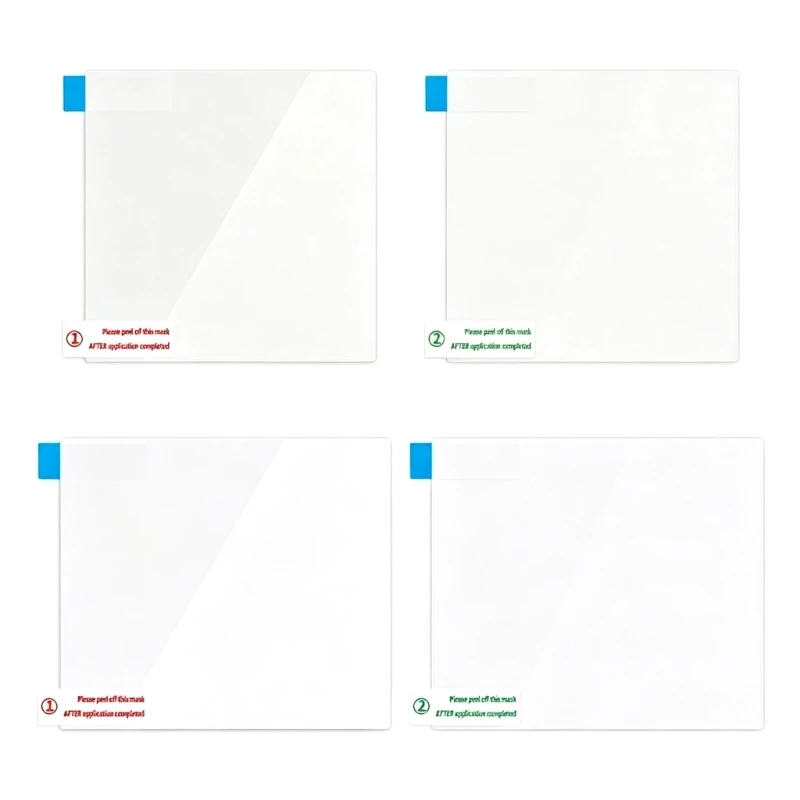 Windshield Cling Film for Toll Pass Transponders and Driving Recorders, Clear PET Mounting Barrier Sheets, 10 Pack R6FB