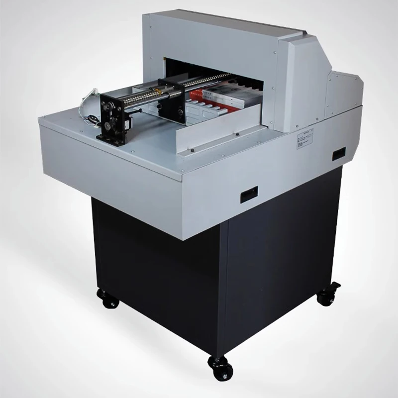 Fully automatic paper cutter electric paper cutter DT498 automatic cutting knife cutting machine heavy-duty PVC self-adhesive