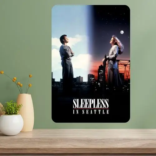Sleepless in Seattle Classic Movie Metal Poster Sign