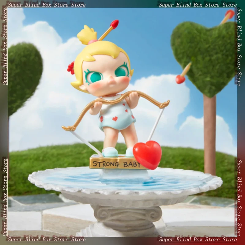 

Original ppmt Baby MOLLY Love God Figurine Keychain Molly Doll Gift Genuine Item Decoration Display Children Toys Gift