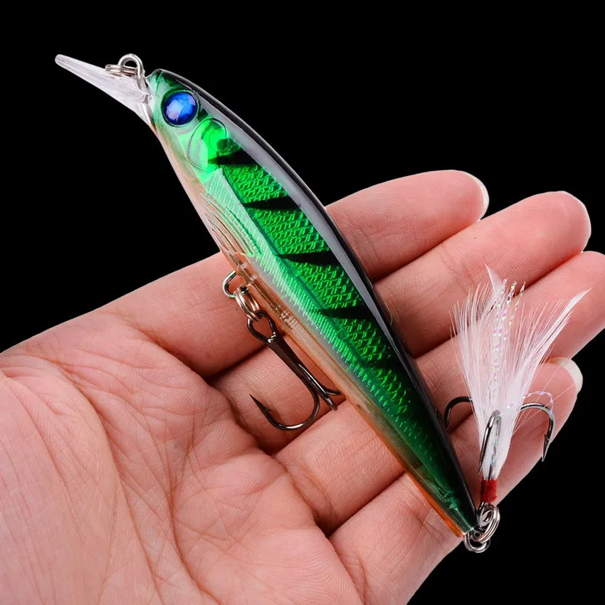 

New Minnow Bionic Fishing Bait 13.6g/11.2cm Lure Bait Sports Leisure Outdoor Fishing Supplies Fish Food