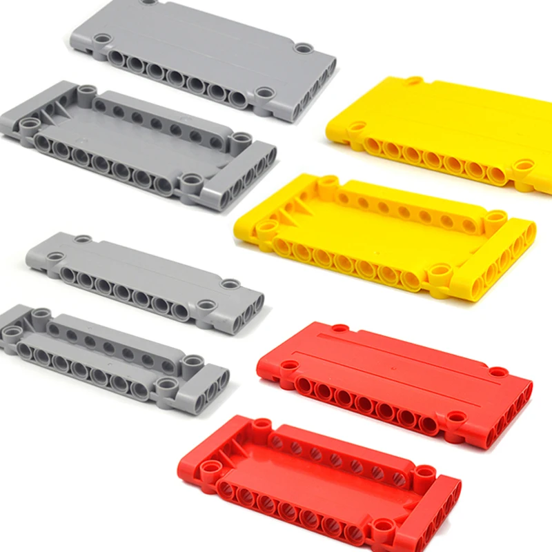 Technical Parts 64782 15458 Flat Panel Plate 1x5x11 1X3X11 Mechanical Building Blocks Car MOC Parts Brick Compatible All brand