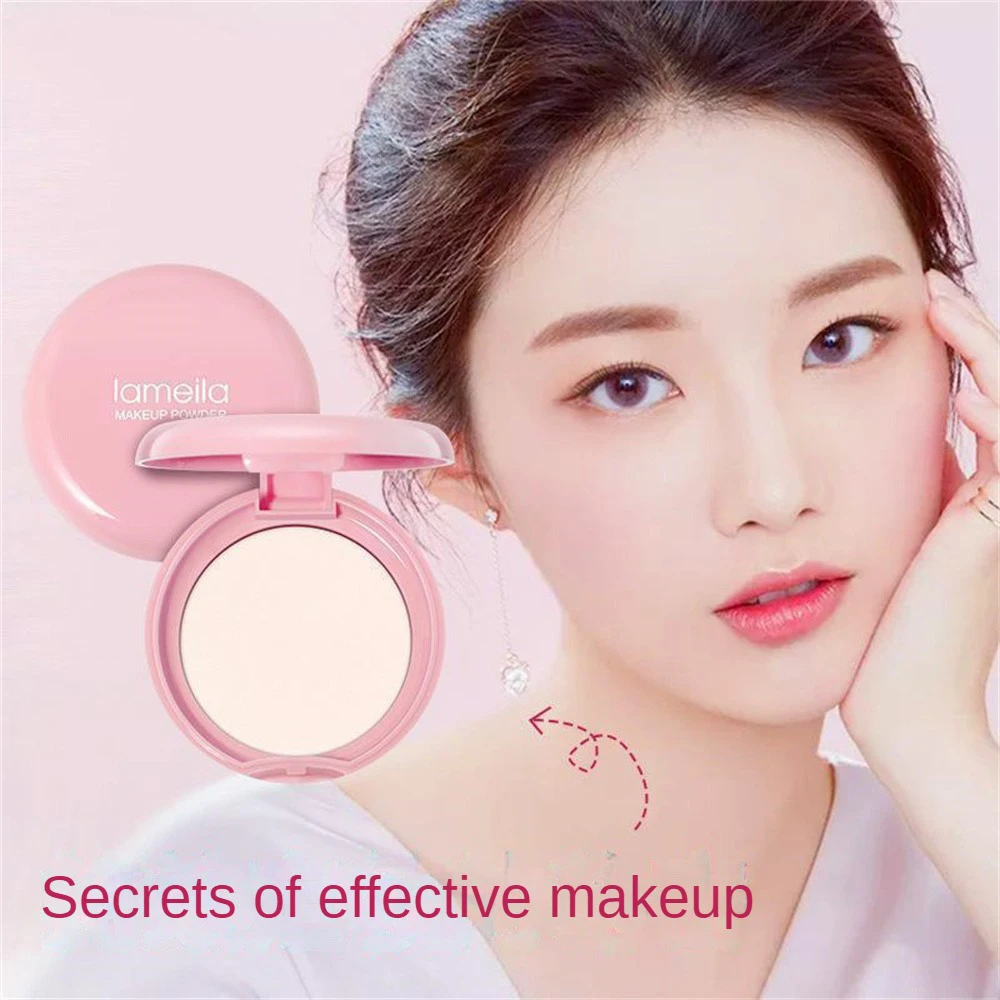 Whitening Pressed Powder Waterproof Long Lasting Oil Control Moisturizing Brightening Concealer Powder Makeup Korean Cosmetics