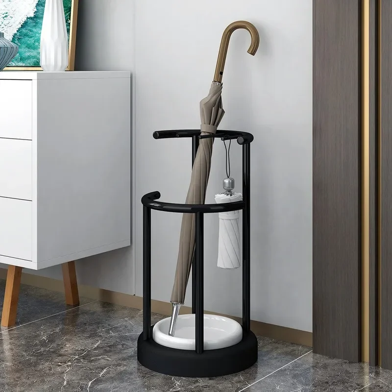 Nordic wrought iron umbrella frame storage umbrella barrel rack manufacturers wholesale umbrella frame commercial split design