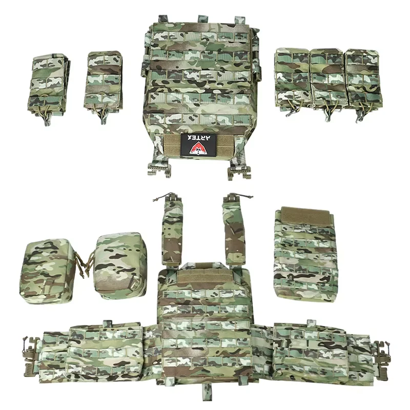Tactical Vest Outdoor Hunting Plate Carrier Protective Adjustable Vest Airsoft Carrier Combat Equipment Outdoor hunting vest view 6