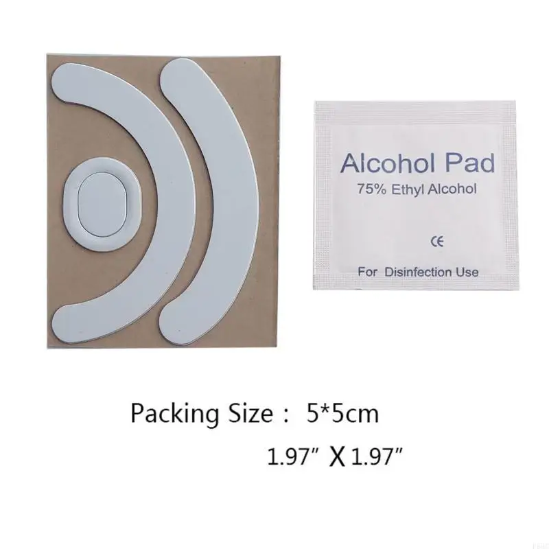 F68C 1 Pack Gaming Mouse Feet Clates Gildes для G403 G603 G703 мыши мыши белые пакеты изогнутый край