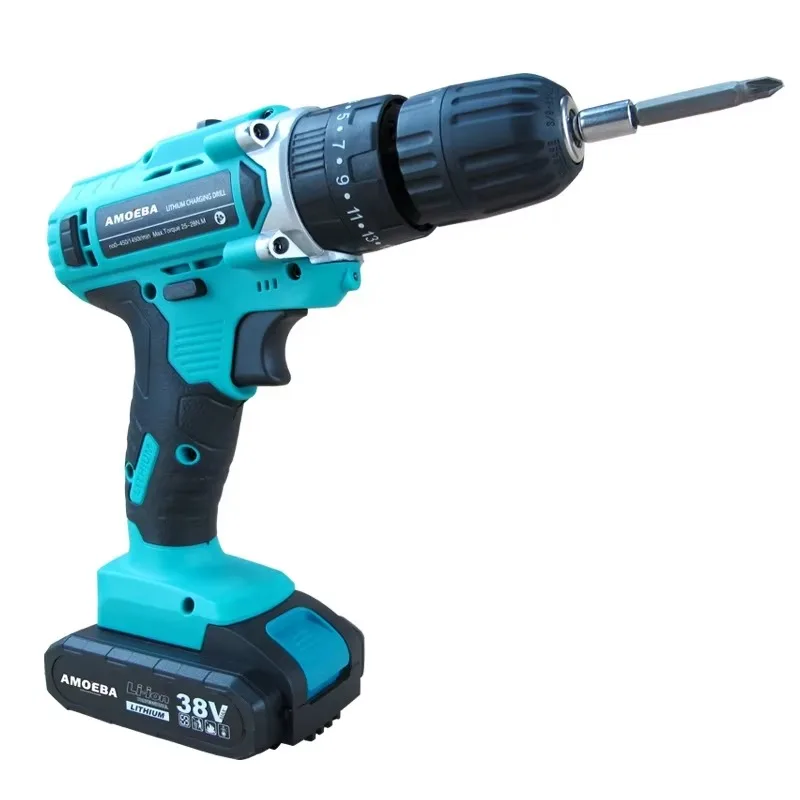 Heimwerker-Akku-Bohrschrauber- und Bohrmaschinen-Set, Kombinationsset für Bohrmaschinen