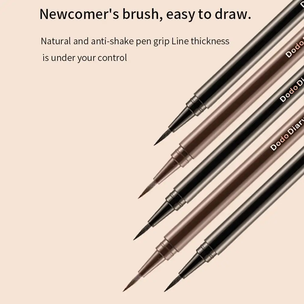 سريعة الجافة مقاوم للماء كحل قلم رصاص ماكياج طويل الأمد لطخة مستحضرات التجميل السلس كحل ماتي مكافحة اينر السائل عيون العين D0K0 #3