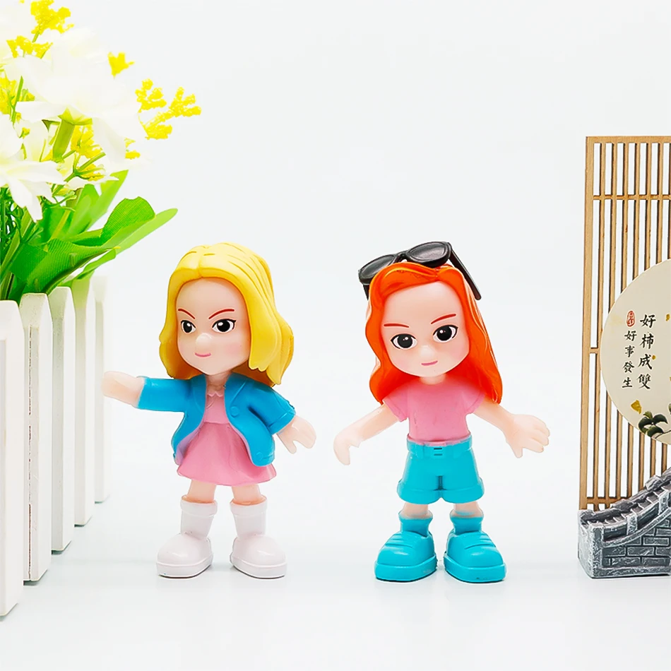 غريب الأشياء أنيمي الكرتون الشكل الإبداعية شخصية تمثال زخرفة مفاجأة الطرفية سطح المكتب هدايا عيد ميلاد/العام الجديد #5