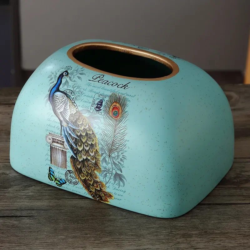 American tissue box ornament, living room pumping paper box, household creative ceramics, Nordic dining table, coffee table