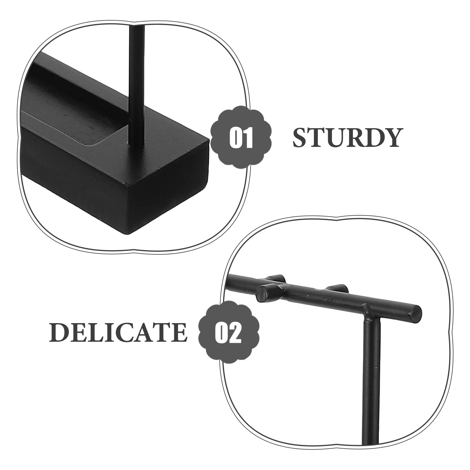 

Calligraphy Brush Holder Iron Pen Hanging Rack Stable Durable Chinese Brush Stand Multipurpose Pen Storage Desktop Organizer