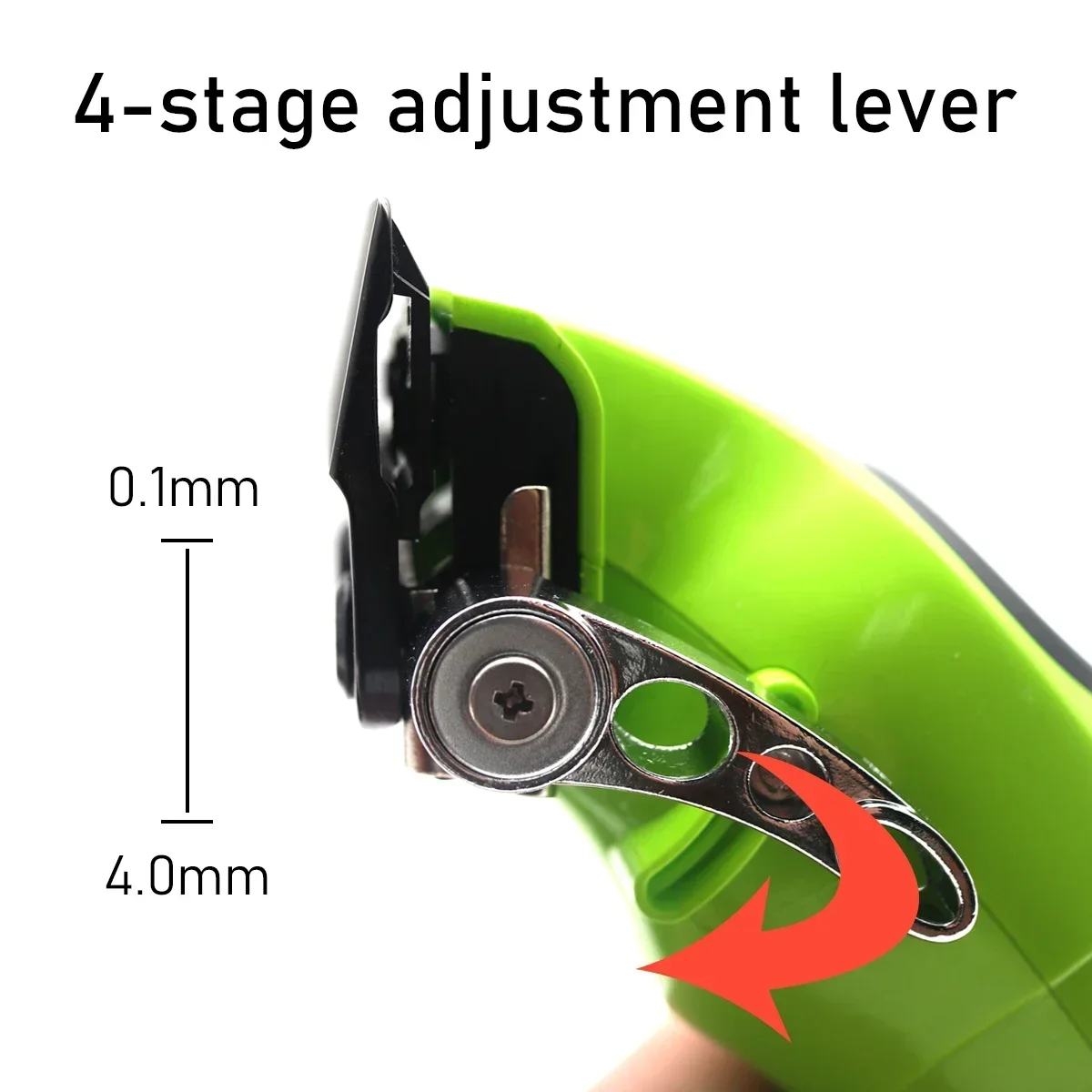 Caricatore base per tagliacapelli da uomo Macchine da barbiere professionali Macchina per taglio di capelli con lama DLC Tagliacapelli USB Tagliacapelli