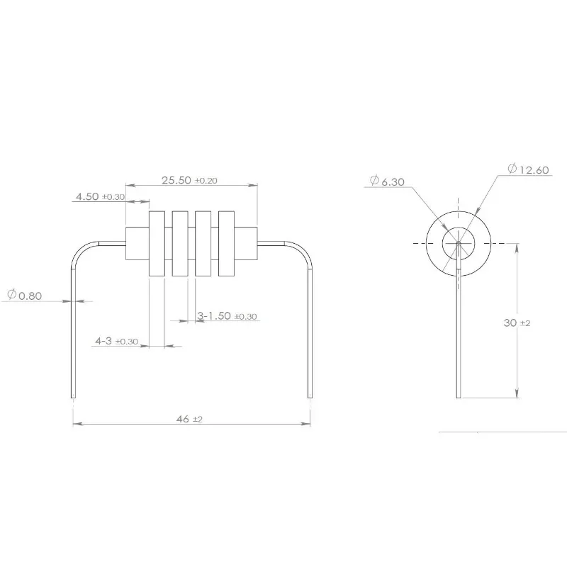 2.5mH Honeycomb Inductor Coil Low Loss Component For Audio Power Filter Electronic Circuit Repair