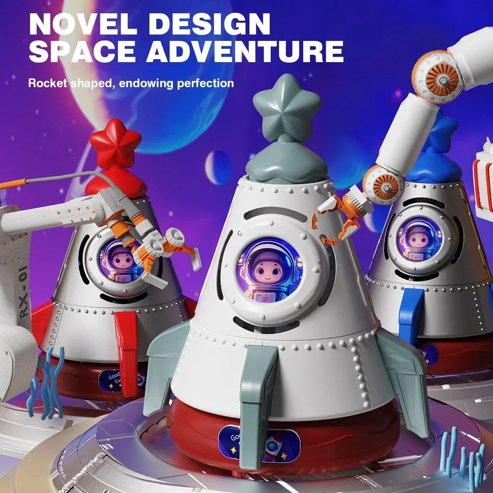 رائد الفضاء فقاعة بندقية رائد الفضاء آلة فقاعة منفاخ صانع البنادق تلقائيا ألعاب كهربائية للأطفال في الهواء الطلق حفل زفاف #2