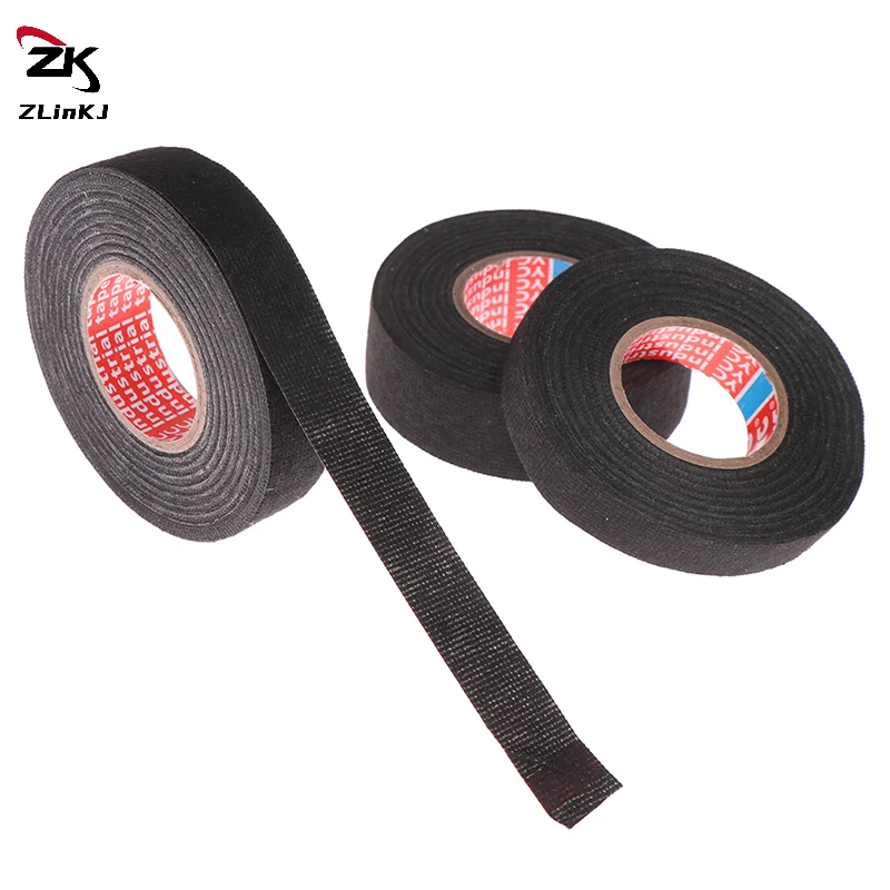 (ZYDD01) 9/15/19/25/32mm Heat-resistant Flame Retardant Tape  Adhesive Cloth Tape For Car