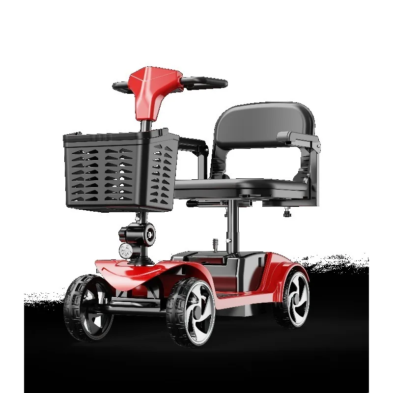 2026 Cheapest Compact Foldable Portable Four Wheel Mobility Handicapped Electric Scooter for Elderly Disabled Easy to Operate