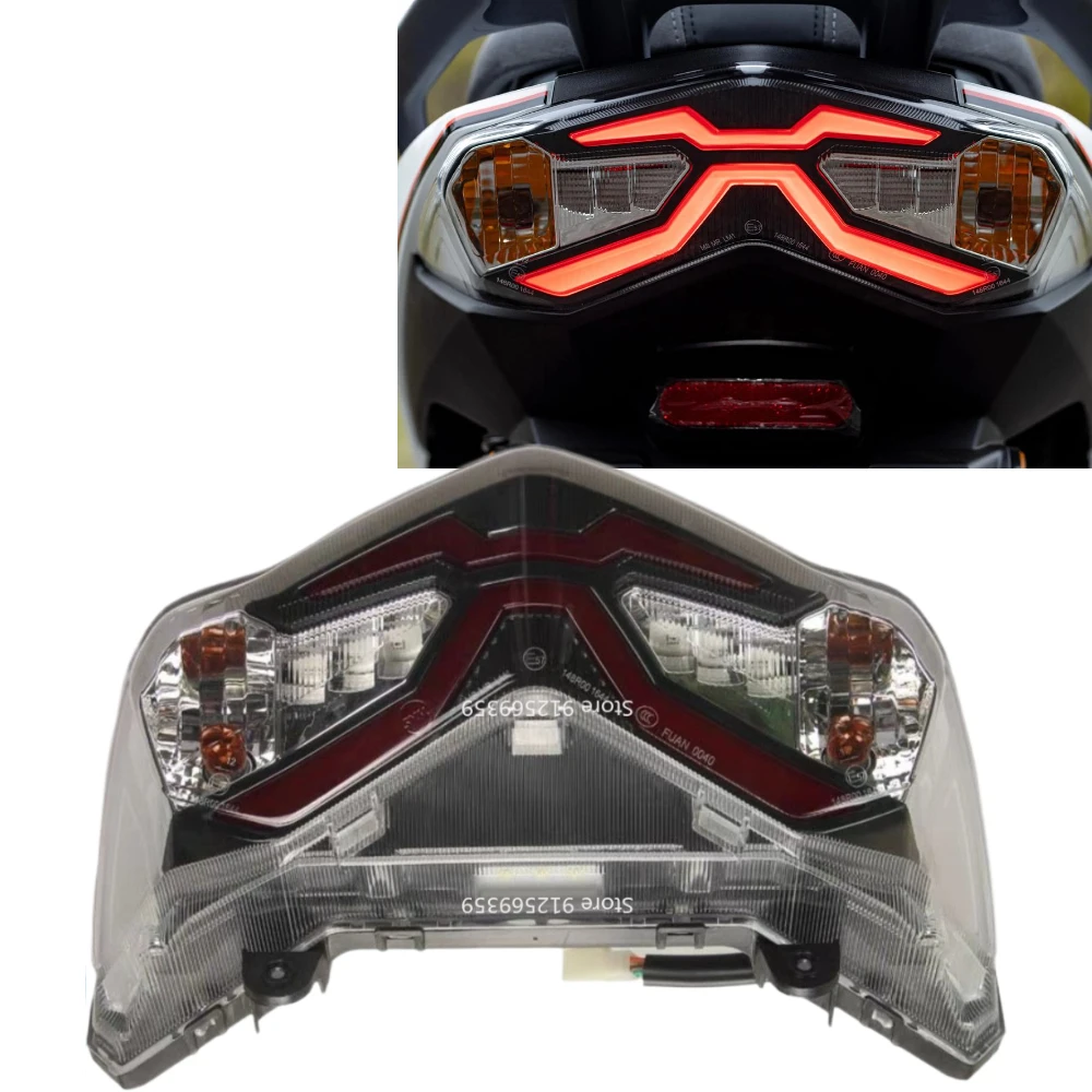 Motorcycle taillight assembly, brake light, rear turn signal, original taillight, for SYM XS125T-23 SHEX125