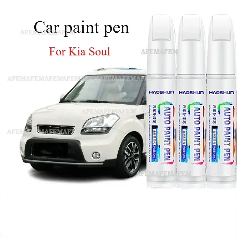 For Kia Soul Paint Pen Transparent White tomato red Car Paint scratch repair car paint artifact titanium For Car Scratches
