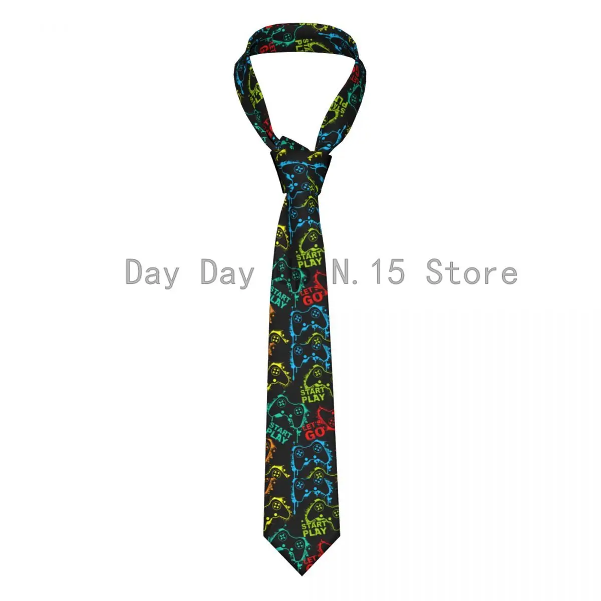 

Casual Arrowhead Skinny Video Game Gamer Pattern Necktie Slim Tie For Men Man Accessories Simplicity For Party Formal Tie