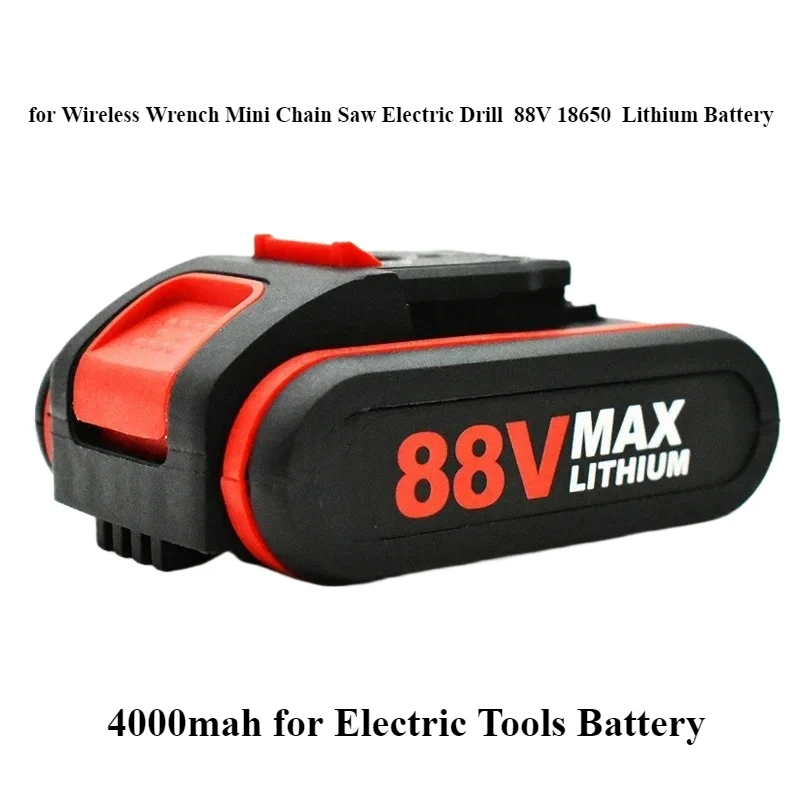 

4000mah for Electric Tools Battery for Wireless Wrench Mini Chain Saw Electric Drill 88V 18650 Lithium Battery