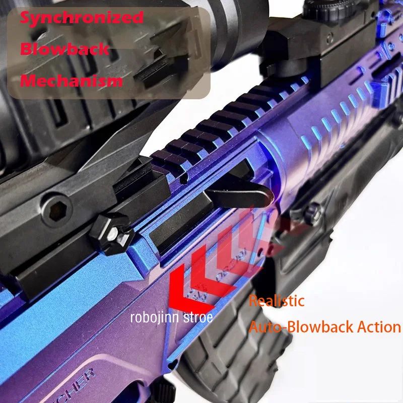 M416 전기 젤 블래스터 EBB 소총, 야외 팀 CS 게임용 젤 볼 블래스터 건, 성인 청소년을 위한 부모-자식 장난감(선물)