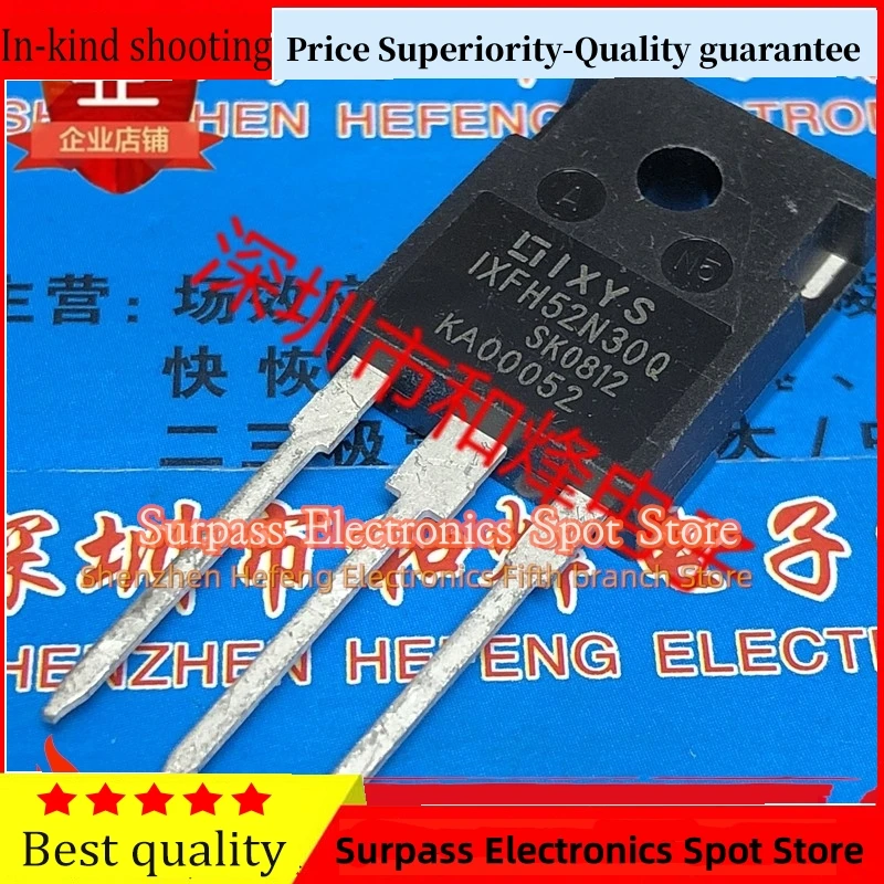 5-pecas-10-pecas-ixfh52n30q-to-247-300v-52a-qualidade-entrega-rapida