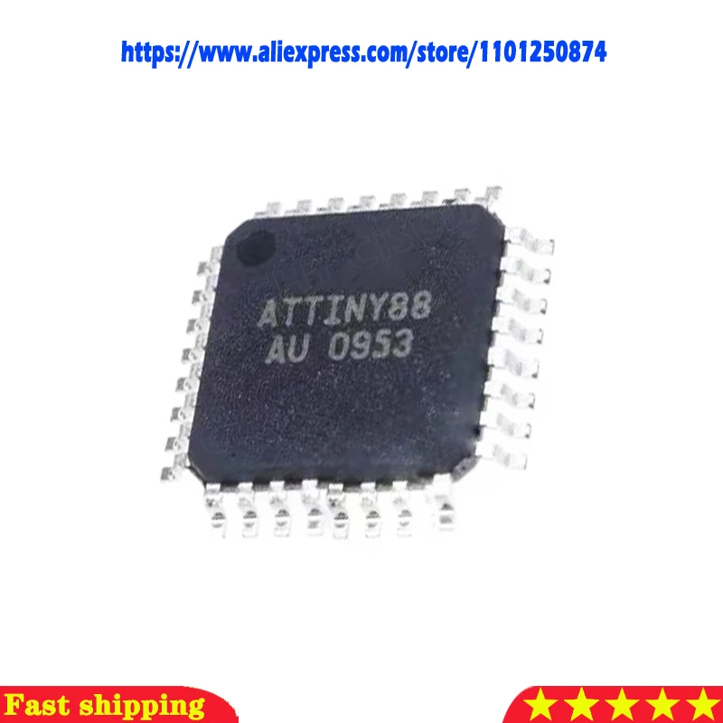 10pcs/lot ATTINY88-AU ATTINY88 TQFP-32 In Stock