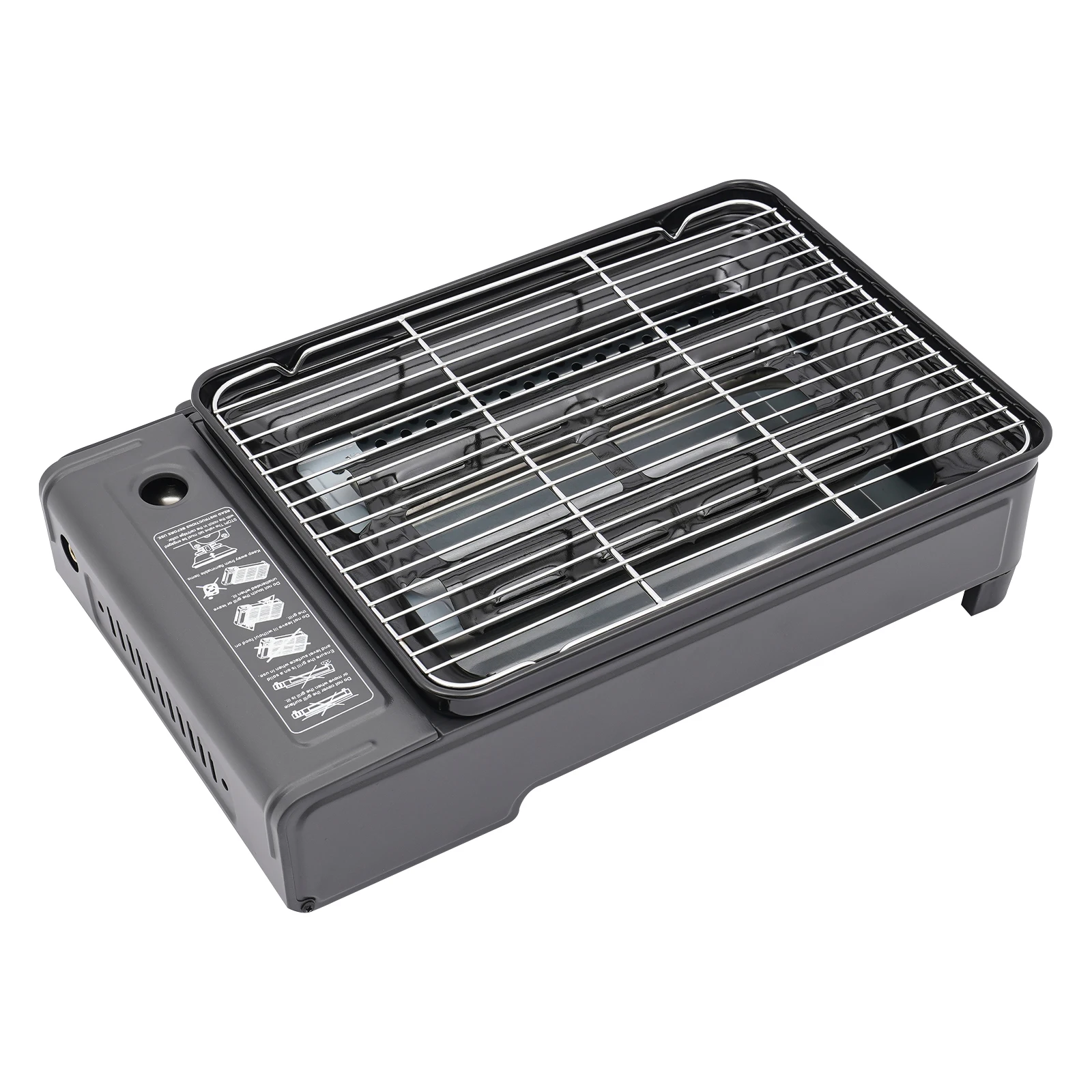 Tragbarer Butangas-Campingkocher mit Aufbewahrungstasche, Mini-Outdoor-Grillbrenner für Reisen, Wandern und Backcountry-Kochen – Detail 13