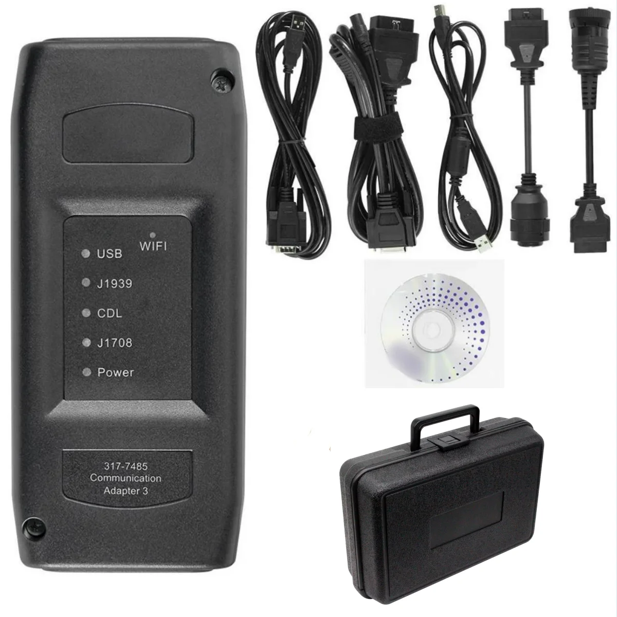 

Диагностический инструмент для грузовых экскаваторов CAT3 ET3 WIFI USB-адаптер связи CAT ET 3 2019A Программное обеспечение для диагностики Forcaterpillar