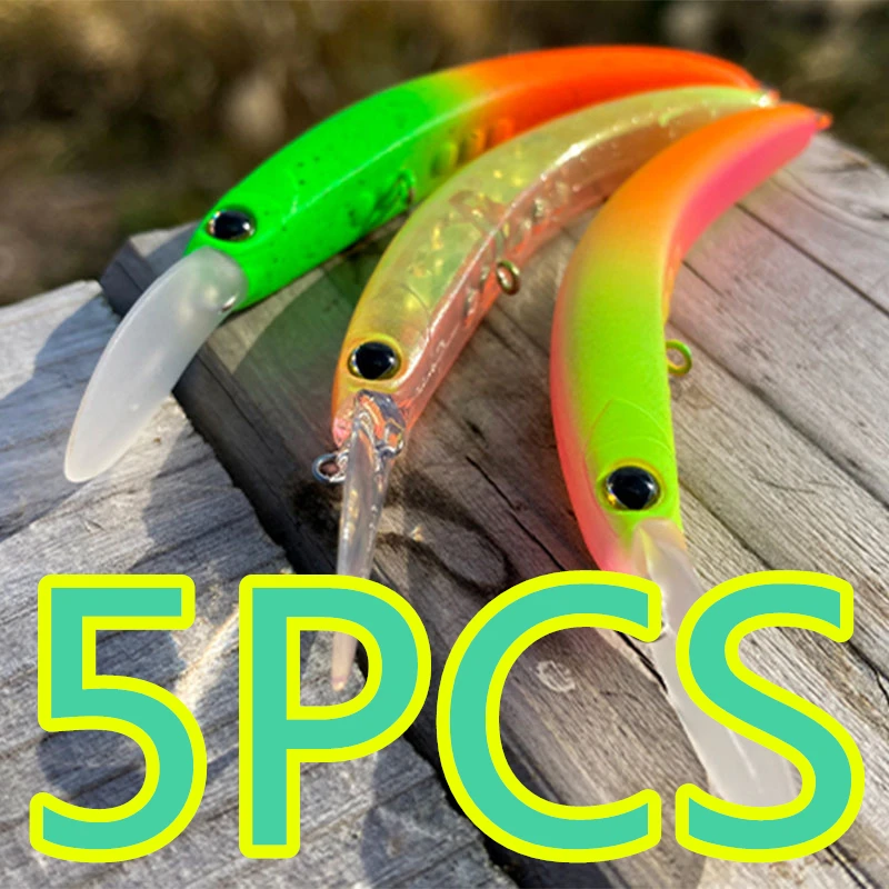 

Luretv Japan JACKALL Same Style Basspino バスピノ Three Swordsmen's "boomerang" Rolling Mino 5PCS 3cm1.2g8048