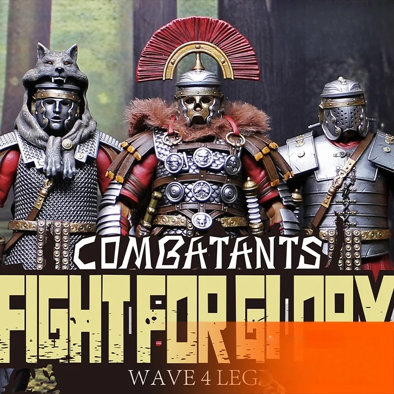 Xesray Glory Wars Series โรมัน Gladiatorlegion Centurion ทหารมาตรฐาน Bearer 7 นิ้ว Articulated Action Figure Wave 5