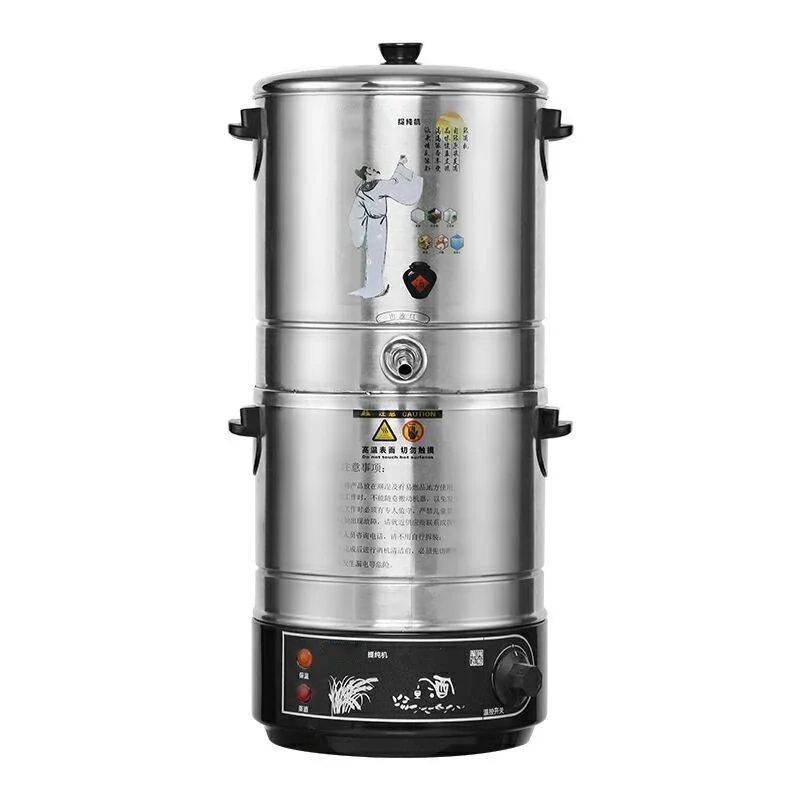 Destilador de Cerveja em Aço Inoxidável, Aparelho DIY Moonshine, Eletrodoméstico, Cerveja e Brandy, 6 L, 15 L, 25L